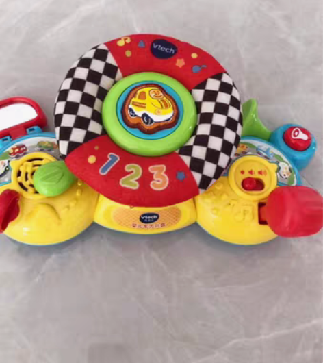 伟易达儿童车方向盘，功能完好 感兴趣的话点...