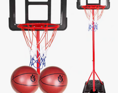 转卖宏登儿童篮球架玻璃篮板幼儿园移动投篮架...