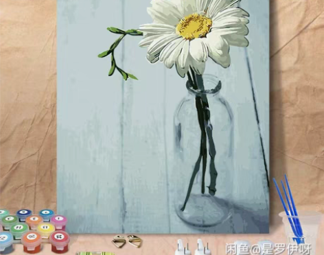 数字油画 数字画 完整 出数字画 已画好成...