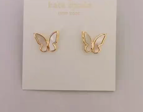 包邮美国Kate Spade 天然贝母立体...