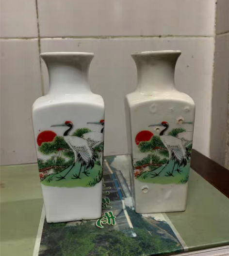 包邮花瓶 松鹤花瓶 品如图售出不退 感兴趣...