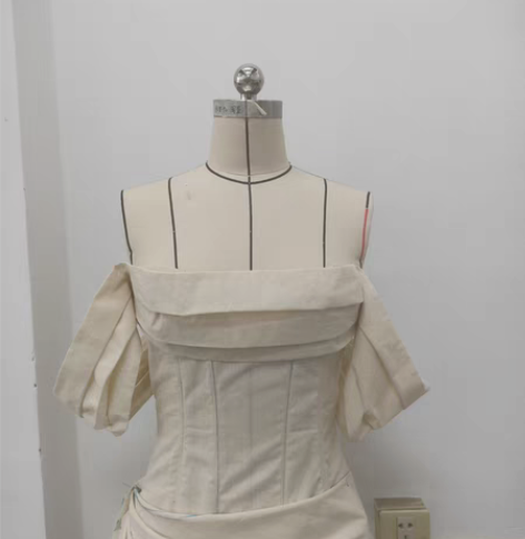 包邮服装设计立裁作业，白坯，结课作业 鱼骨...