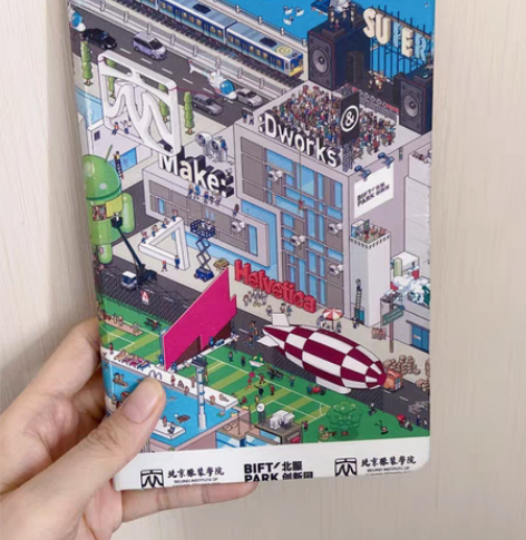 北京服装学院文创本子 记事本 手绘本，使用...