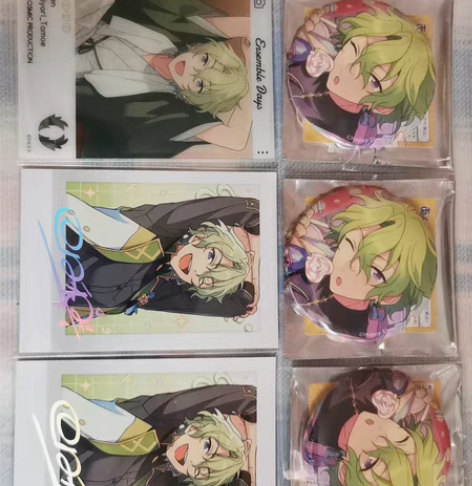 出偶像梦幻祭巴日和set 四周年场贩拍立得...