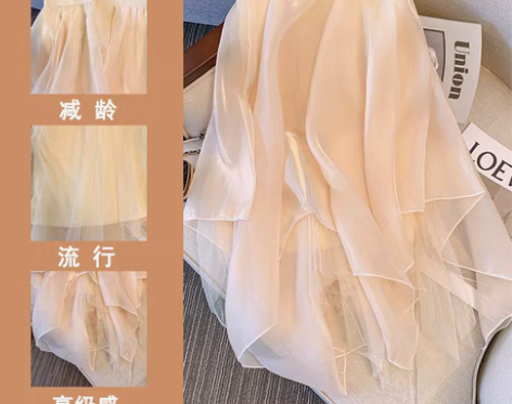 转卖专柜商场撤回国际大牌剪标尾单女装蓬蓬网...