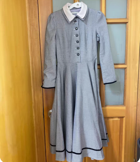 民国风小洋装女特务便装少女原创文艺小清新民...