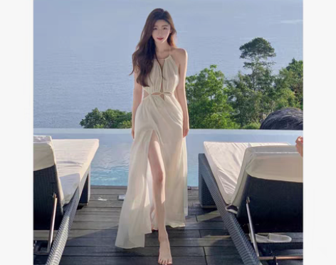 转卖2ND STUDIOS 白色吊带连衣裙...