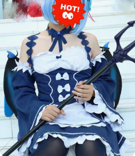 ［租］蕾姆小恶魔，绝色漫家除道具大全套戳瞳...