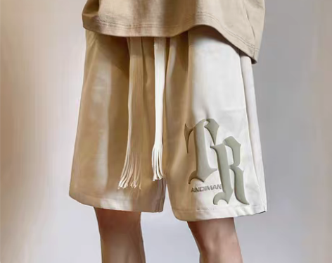 转卖美式复古篮球短裤男夏季宽松大码运动五分...