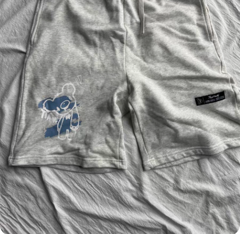 TIANC灰色印花宽松短裤 XL 180/...