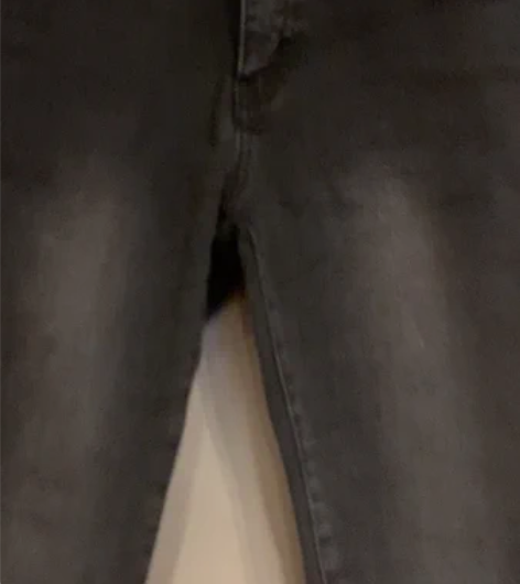 包邮超显瘦牛仔加绒弹力小脚铅笔裤 黑色 尺...