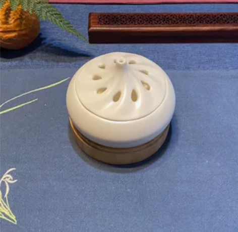 【全新套装】酉圆工坊小笼包熏香炉家用室内插...
