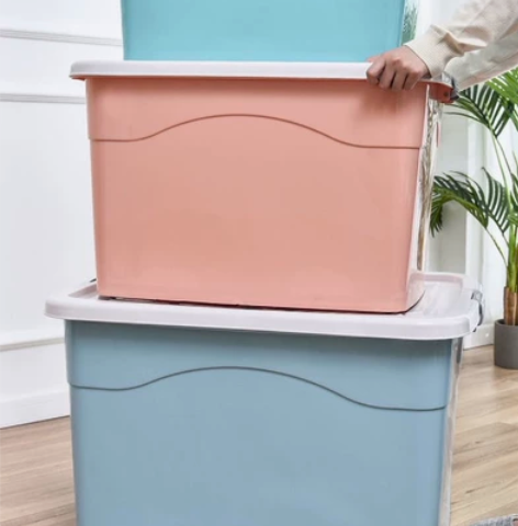 特大号塑料收纳箱装衣服家用超大整理箱玩具储...