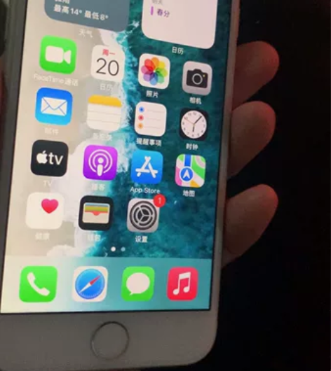 苹果8 iPhone8银色64g 无拆修，...