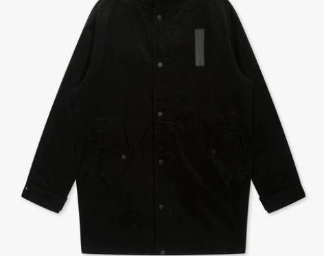 GXG男装+2022冬季抗风保暖休闲黑色长...