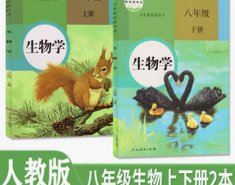 2023人教版初中8八年级上下册生物初2二...