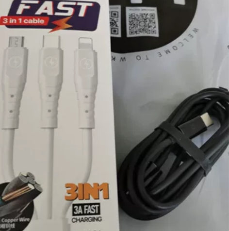 紫米数据线及WEKOME战神快充三合一数据...