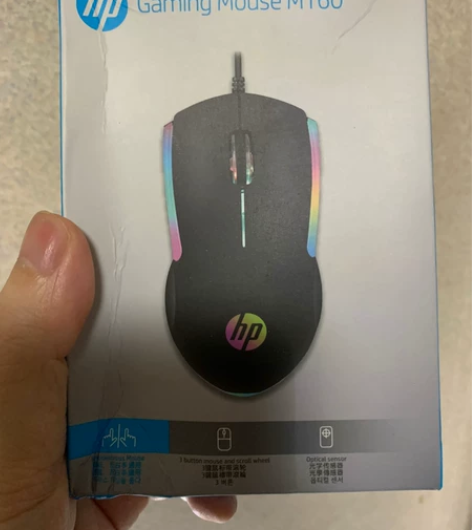 惠普M160发光游戏鼠标 全新正品未拆封