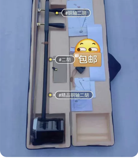 初学者【原价两千多铜轴二胡乐器】二胡适合新...