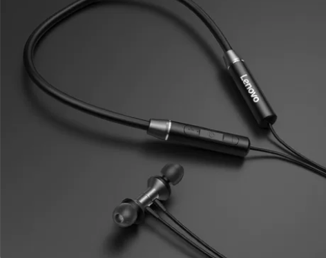 联想HE05高端运动无线蓝牙耳机入耳挂耳颈...