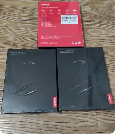 联想运动蓝牙耳机HE05X黑色2个；另有天...