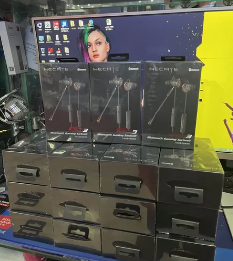 漫步者 蓝牙游戏耳机 GM3 运动耳机 黑...