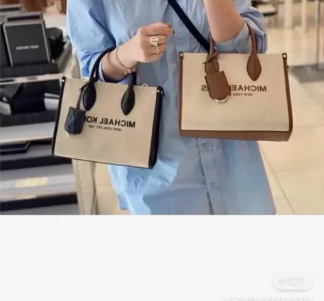 MK小号帆布托特包 Mk新品C位出道，20...