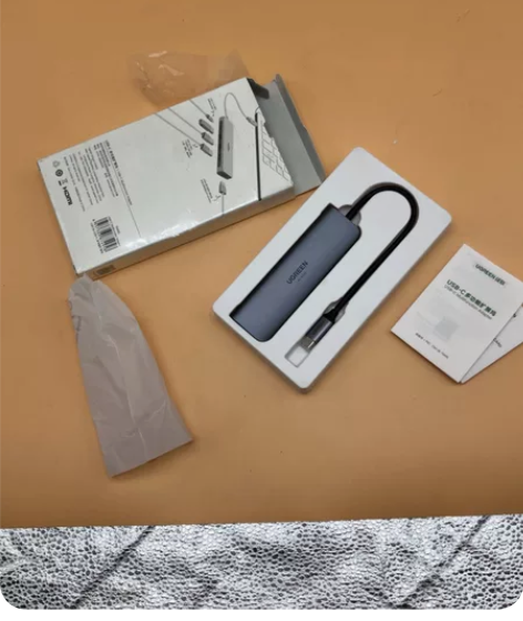 绿联usb扩展器集分线器插头多口typec...