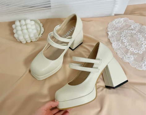 婚纱神器 小个子婚鞋超高跟神器防水台法式优...