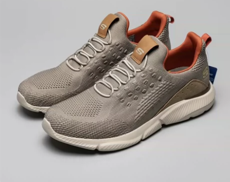 Sk斯凯家男士橡筋带一脚蹬懒人鞋透气网布运...