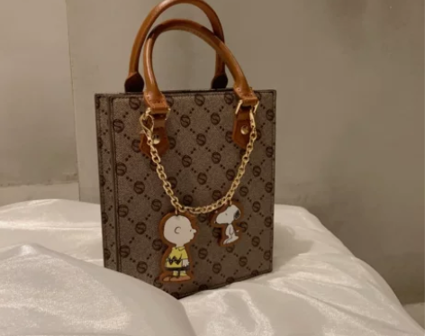 南风史努比联名款 匈牙利 手提托特包包女夏...