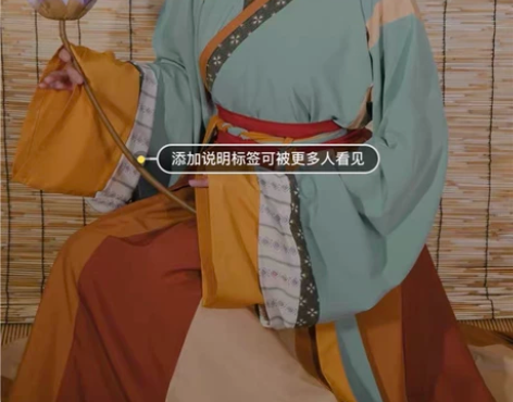 轻汉坊(沉香) 原创设计汉服晋制复原款齐腰...