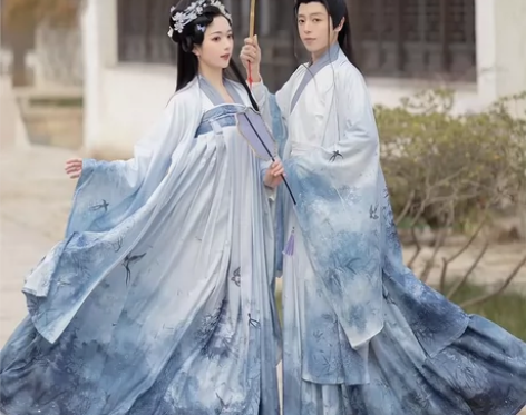 全新未拆封【情侣汉服】远山娥黛原创汉服【寄...