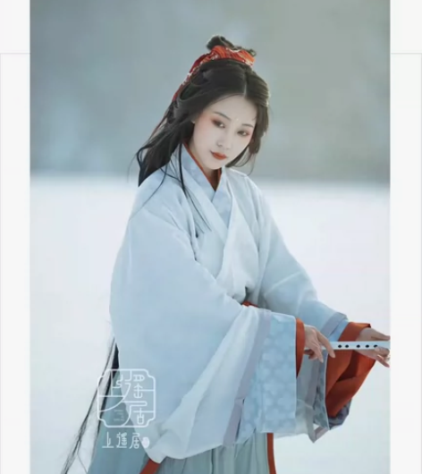 【上遥居】山与 晋制原创汉服魏晋纯色破裙垂...