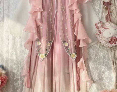 出+玉术原创汉服女【春亦如期】齐胸襦裙对襟...