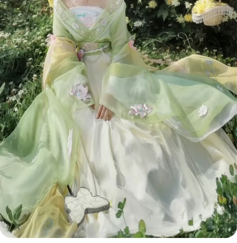 魏晋南北朝汉服女2022新款 莲花仙 秋冬...