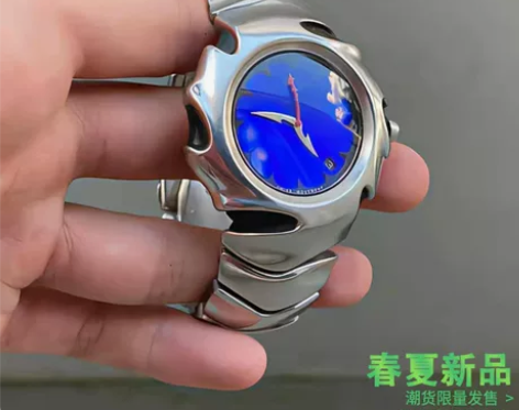 y2k异形原创刀锋非oakley机械手表男...