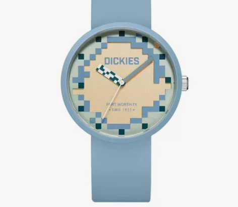 Dickies手表 像素蓝，设计款 只有一...