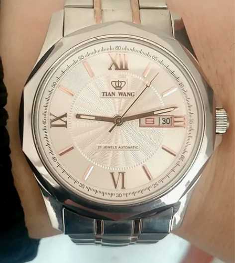 #经典名表换新 正品天王男士大表盘自动机械...