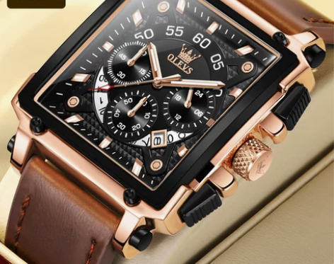 2021年新款手表男士大表盘夜光防水潮流时...