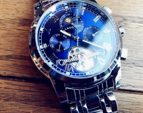 2021新款镂空陀飞轮全自动机械表手表男士...