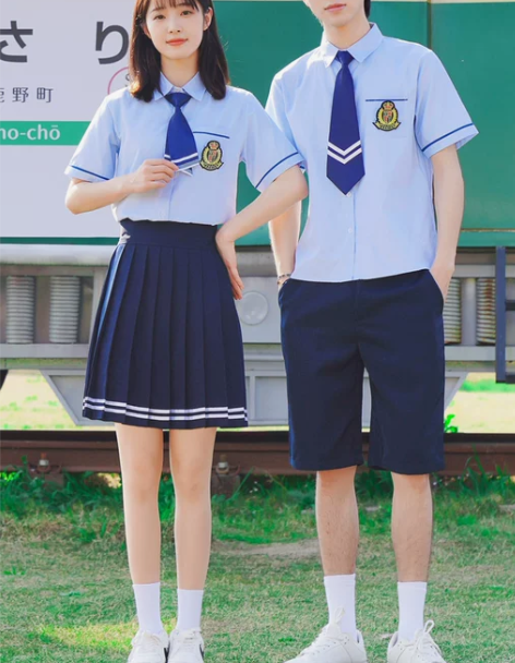 校服套装学院风英伦中学生韩国衬衫小学六年级...