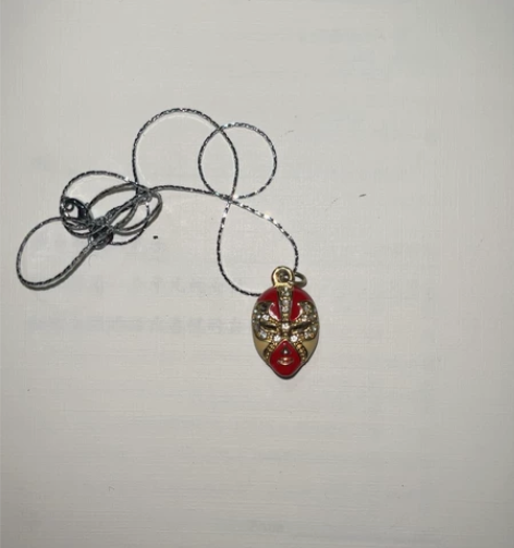 景泰蓝京剧脸谱项链 感兴趣的话点“我想要”...