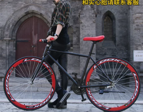 急售  死飞自行车男轻便26寸倒刹公路赛车...