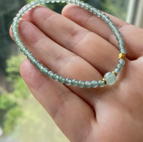 闲置缅甸翡翠冰红冰蓝冰紫高冰正冰糯冰小米手...