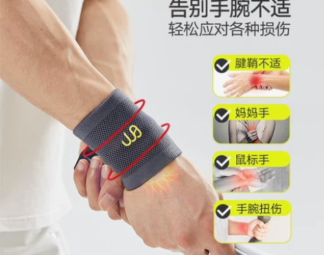 夏季擦汗巾护腕扭伤手腕腱鞘女男关节劳损运动...
