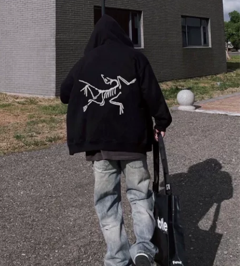 始祖鸟拉链连帽卫衣外套 海外限定版 ins...