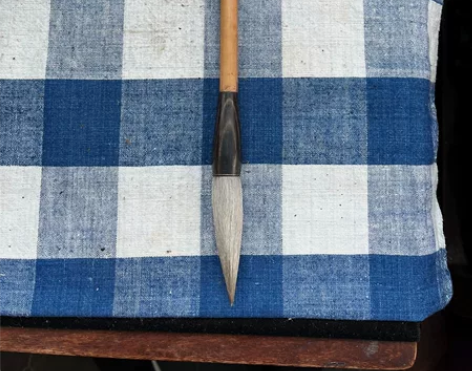 山羊牌老毛笔 长峰提斗 牛角笔斗 尺寸 长...