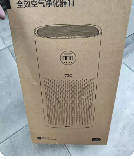 公司发的华为智选空气净化器1i，京东购入全...