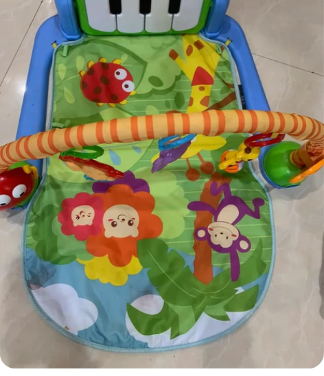 澳贝脚踏钢琴婴幼儿健身架早教益智0—6—1...